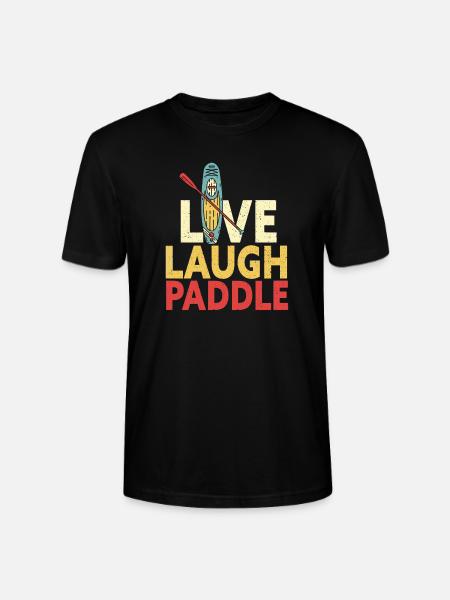 SUP Paddle Board Paddleboarding - Stanley/Stella CRAFTER Unisex Organic T-Shirt - black