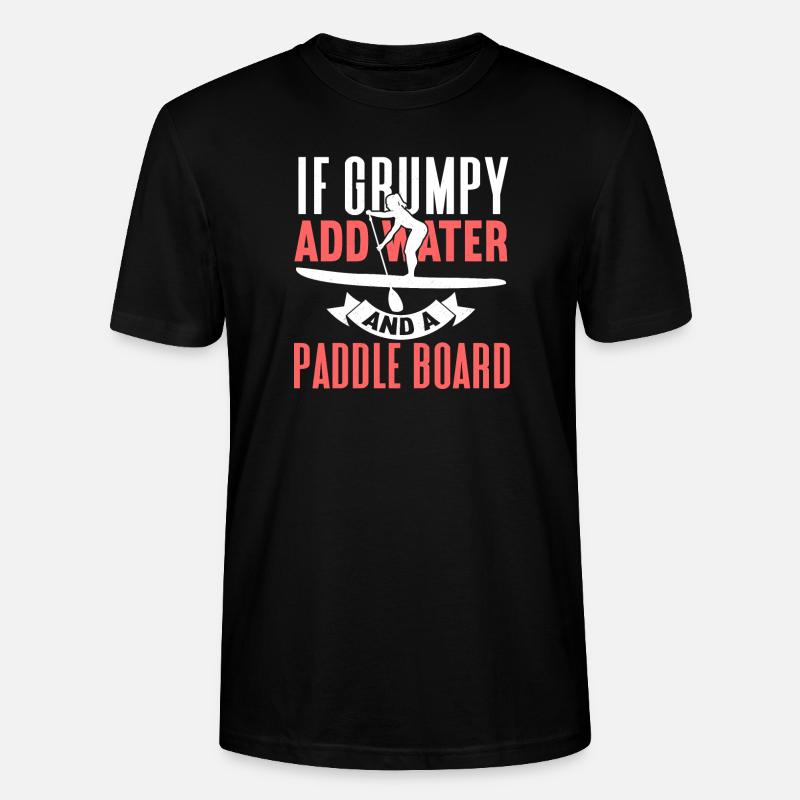 SUP Paddle Board Paddleboard - T-shirt bio CRAFTER Stanley Stella Unisexe - noir