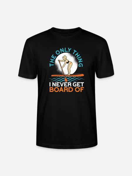 SUP Paddle Board Paddleboarding - Stanley/Stella CRAFTER Unisex Organic T-Shirt - black