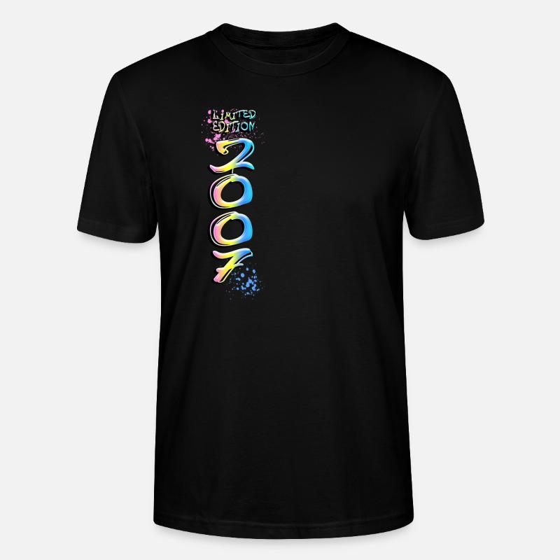 Édition limitée 2007 Graffiti - T-shirt bio CRAFTER Stanley Stella Unisexe - noir