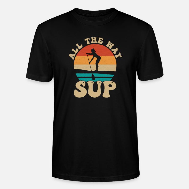 SUP Paddle Board Paddleboard - T-shirt bio CRAFTER Stanley Stella Unisexe - noir