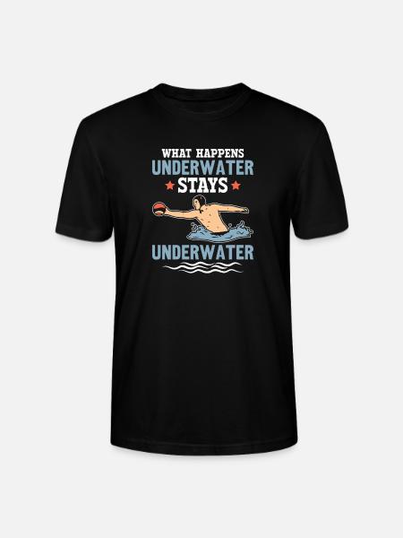 Waterpolo Wasserball - Stanley/Stella Uniseks bio-T-shirt CRAFTER - zwart