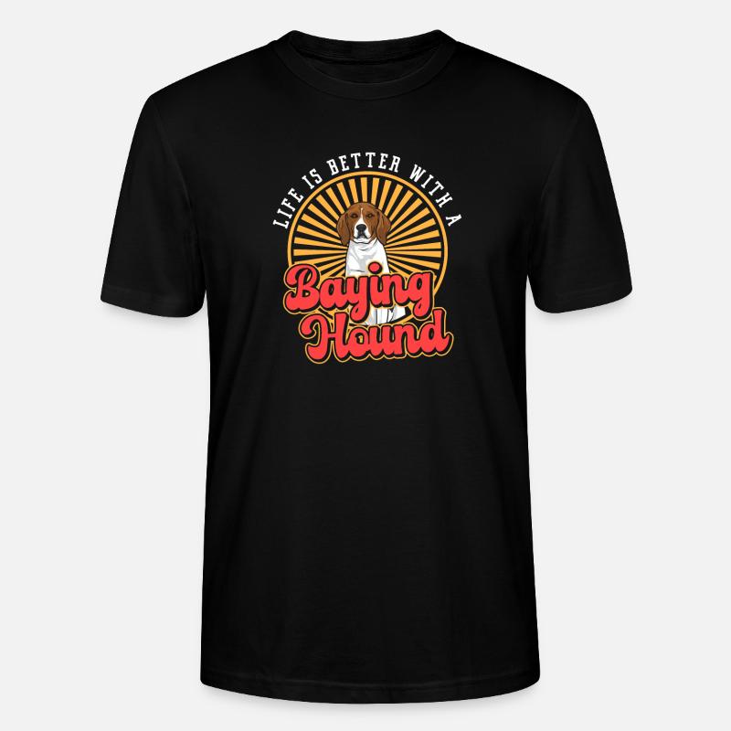 Treeing Walker Coonhound - Stanley/Stella Unisex Bio-T-Shirt CRAFTER - Schwarz