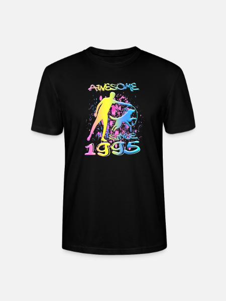 Awesome since 1995. Agility, Hundetraining - Stanley/Stella CRAFTER Unisex Organic T-Shirt - black