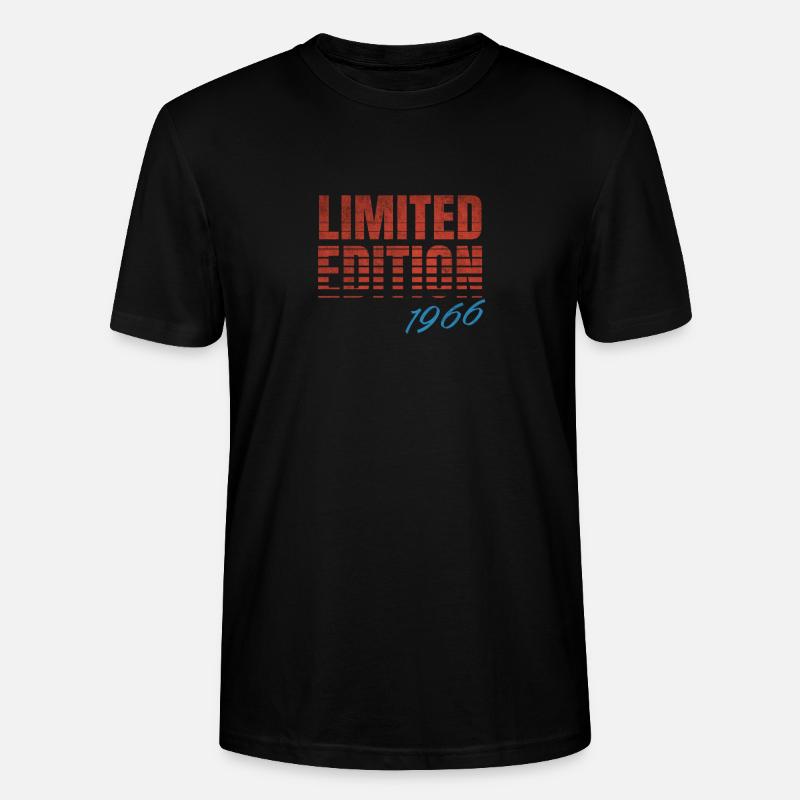 Edition Limitée 1966 Millésime - T-shirt bio CRAFTER Stanley Stella Unisexe - noir