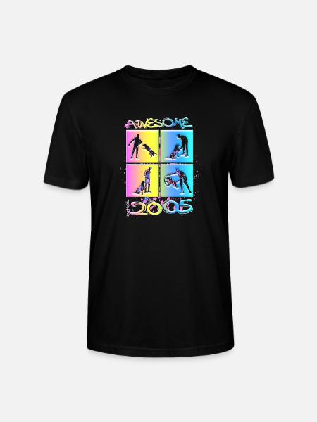 Awesome since 2005. Agility, Hundetraining - Stanley/Stella CRAFTER Unisex Organic T-Shirt - black