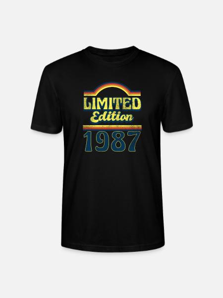 Edition Limitée Millésime 1987 - T-shirt bio CRAFTER Stanley Stella Unisexe - noir