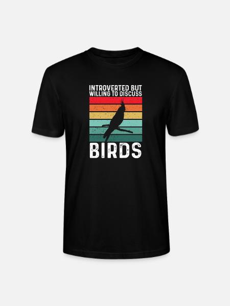 cockatiel cockatoo parrot bird gift - Stanley/Stella CRAFTER Unisex Organic T-Shirt - black