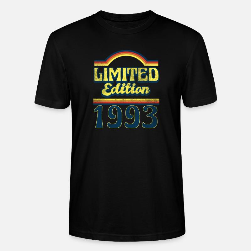 Edition Limitée Millésime 1993 - T-shirt bio CRAFTER Stanley Stella Unisexe - noir