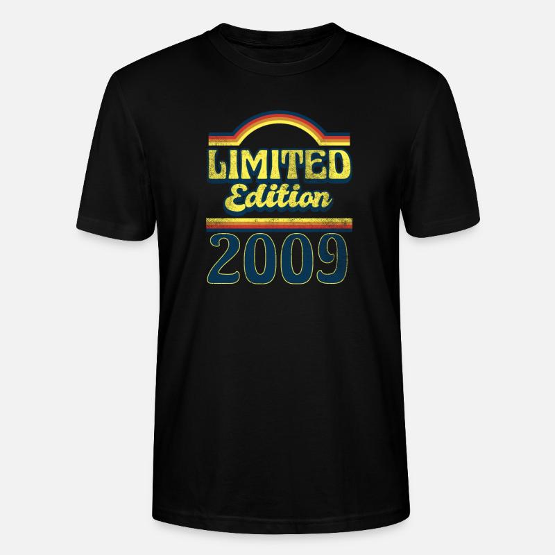 Édition Limitée Millésime 2009 - T-shirt bio CRAFTER Stanley Stella Unisexe - noir