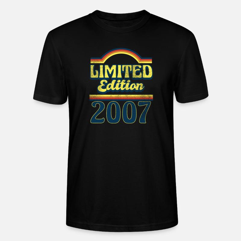 Edition Limitée Millésime 2007 - T-shirt bio CRAFTER Stanley Stella Unisexe - noir