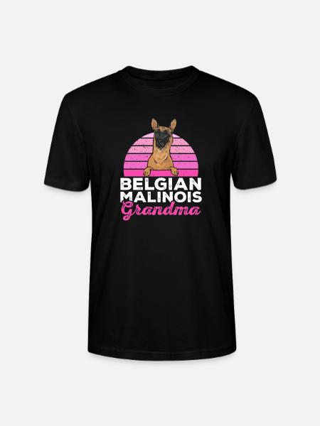 Malinois Belgian Shepherd Mechelaar Dog - Stanley/Stella CRAFTER Unisex Organic T-Shirt - black