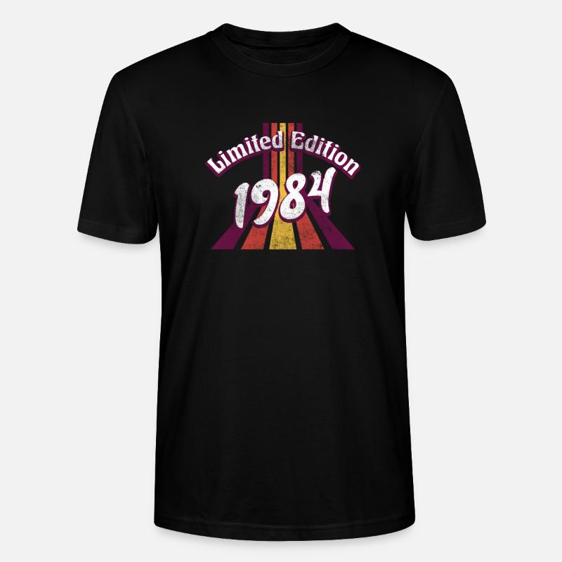 Edition Limitée Millésime 1984 - T-shirt bio CRAFTER Stanley Stella Unisexe - noir