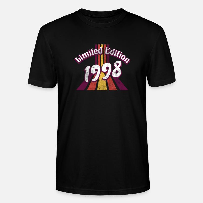 Edition Limitée Millésime 1998 - T-shirt bio CRAFTER Stanley Stella Unisexe - noir