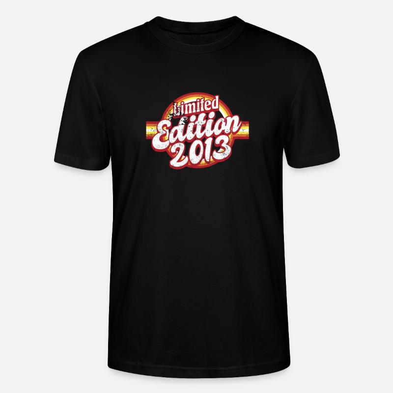 Edition Limitée Millésime 2013 - T-shirt bio CRAFTER Stanley Stella Unisexe - noir