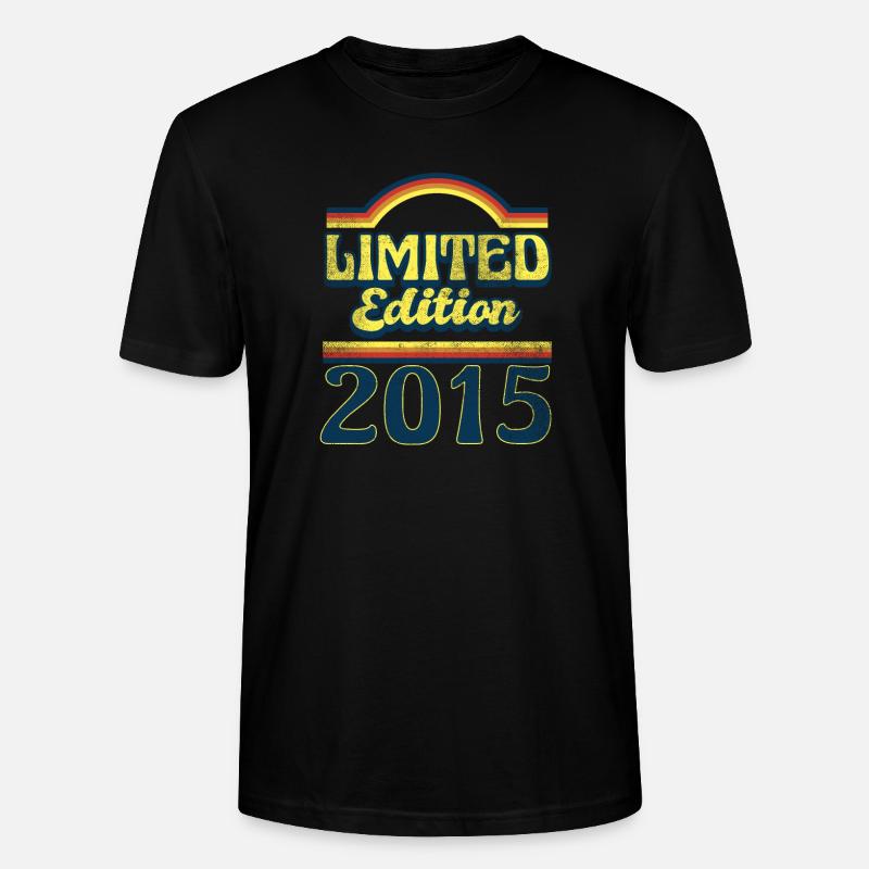 Édition Limitée Millésime 2015 - T-shirt bio CRAFTER Stanley Stella Unisexe - noir