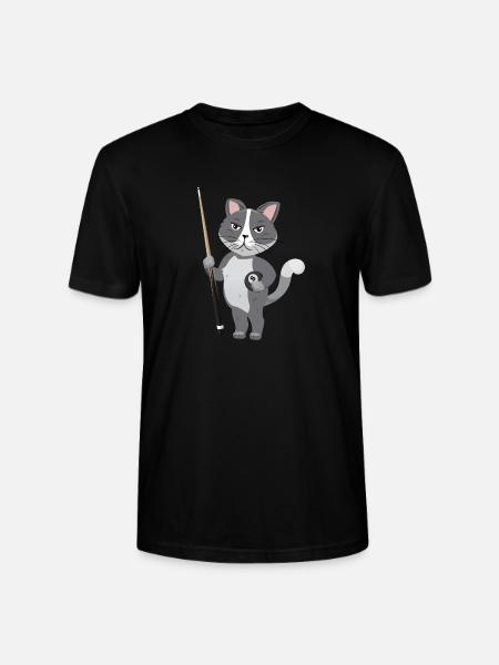 Snooker Pool Billiards - Stanley/Stella CRAFTER Unisex Organic T-Shirt - black