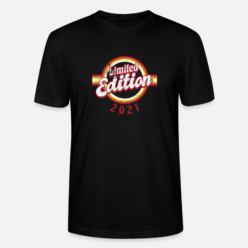 Édition Limitée Millésime 2021 - T-shirt bio CRAFTER Stanley Stella Unisexe - noir