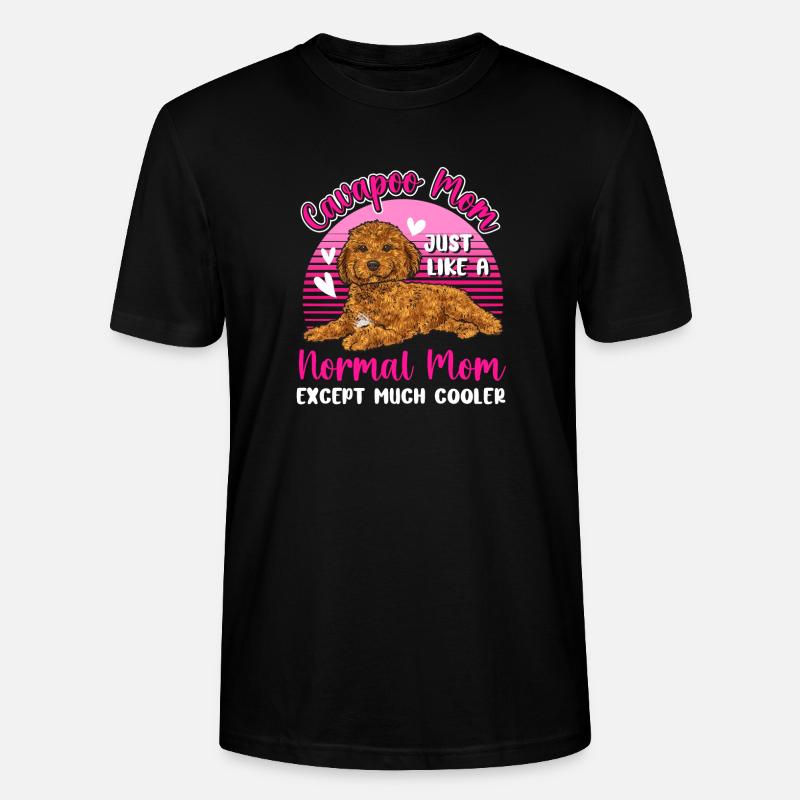 Cavapoo Cavoodle Capoodle Chien - T-shirt bio CRAFTER Stanley Stella Unisexe - noir