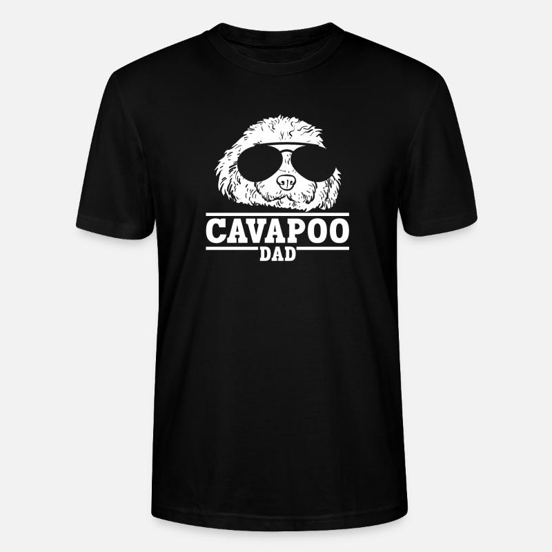 Cavapoo Cavoodle Capoodle Dog - Stanley/Stella CRAFTER Unisex Organic T-Shirt - black