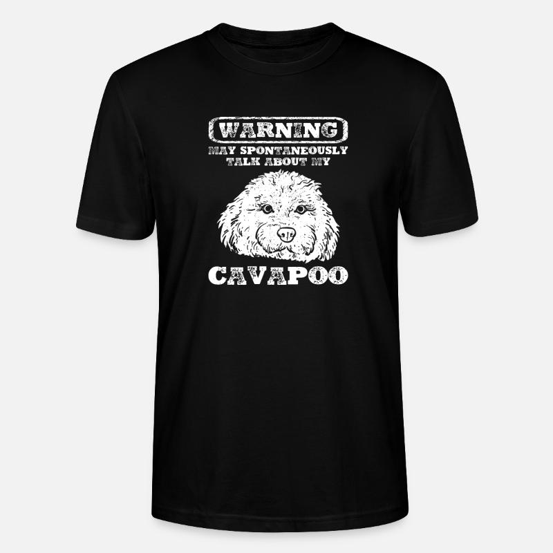 Cavapoo Cavoodle Capoodle Hund - Stanley/Stella Unisex Bio-T-Shirt CRAFTER - Schwarz