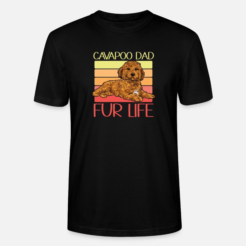 Cavapoo Cavoodle Capoodle Hund - Stanley/Stella Unisex Bio-T-Shirt CRAFTER - Schwarz