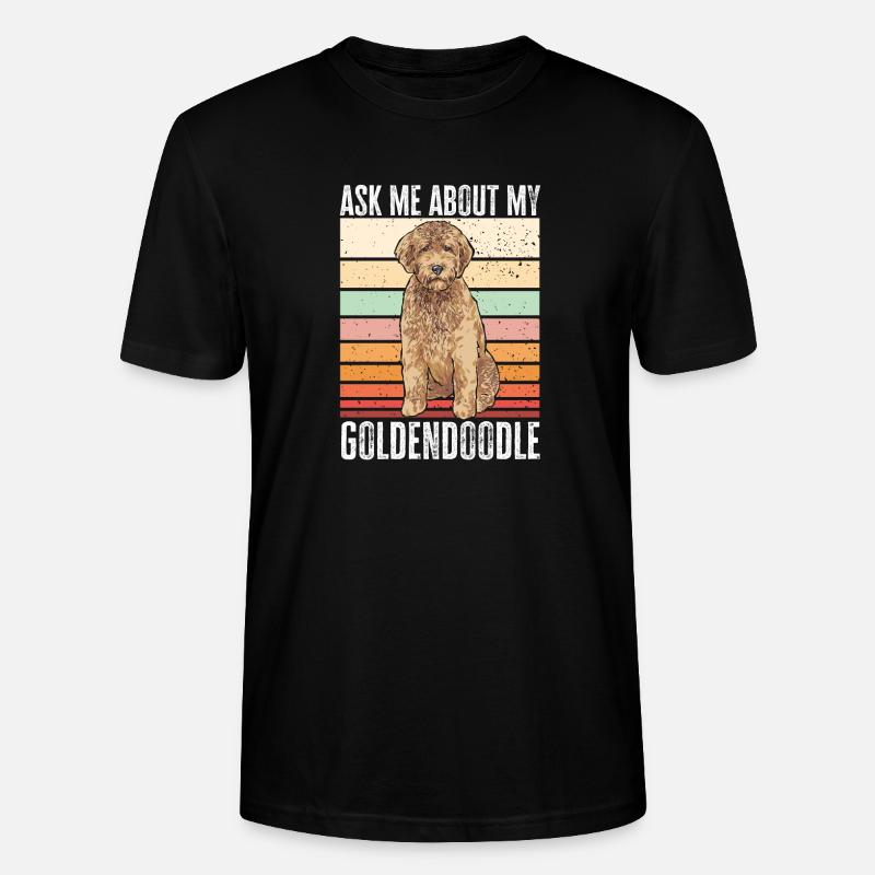 Goldendoodle Doodle Chien - T-shirt bio CRAFTER Stanley Stella Unisexe - noir