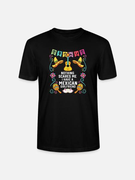 Intet skræmmer mig, jeg har en mexicansk kæreste - Stanley Stella CRAFTER unisex økologisk-T-shirt - sort