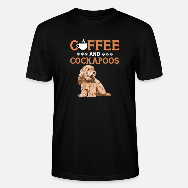 Cockapoo Hund - Stanley/Stella Unisex Bio-T-Shirt CRAFTER - Schwarz