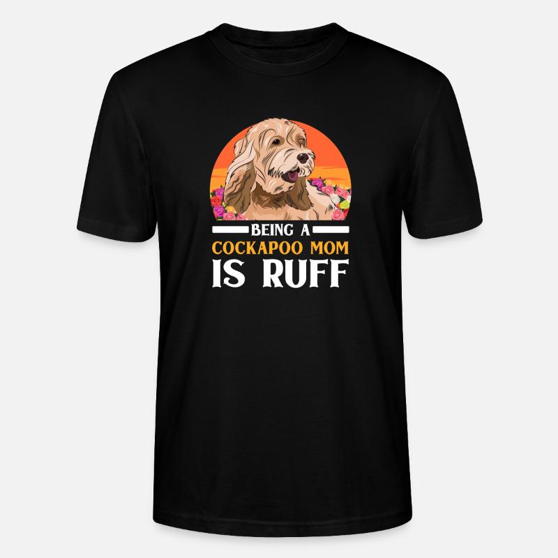 Cockapoo Chien - T-shirt bio CRAFTER Stanley Stella Unisexe - noir