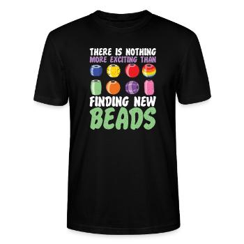 Search for new pearl jewelry manufacturers - Stanley/Stella CRAFTER Unisex Organic T-Shirt - black - Front - Alina (178cm) & Michal (187cm)