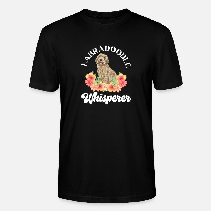 Labradoodle Chien - T-shirt bio CRAFTER Stanley Stella Unisexe - noir