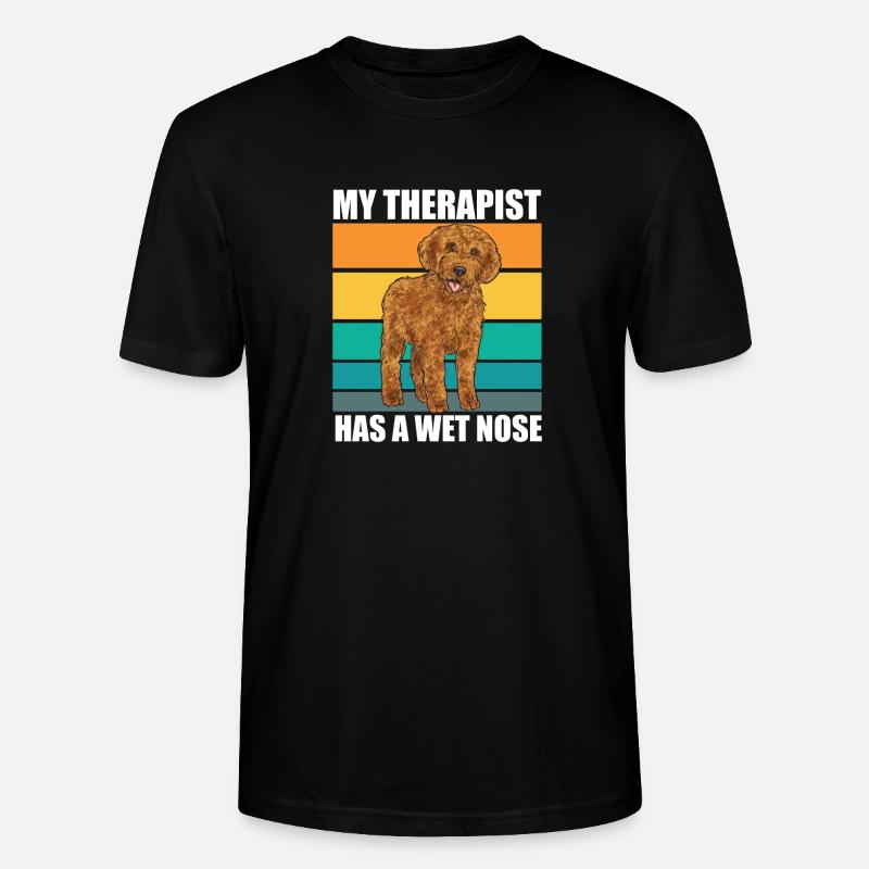 Labradoodle Chien - T-shirt bio CRAFTER Stanley Stella Unisexe - noir