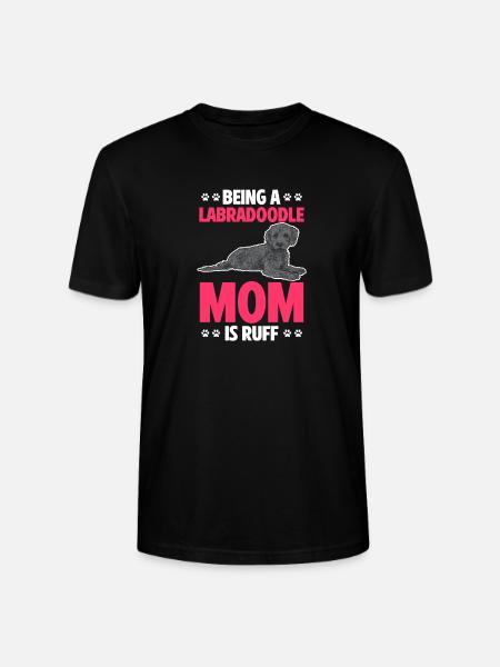 Labradoodle Hund - Stanley/Stella Unisex Bio-T-Shirt CRAFTER - Schwarz