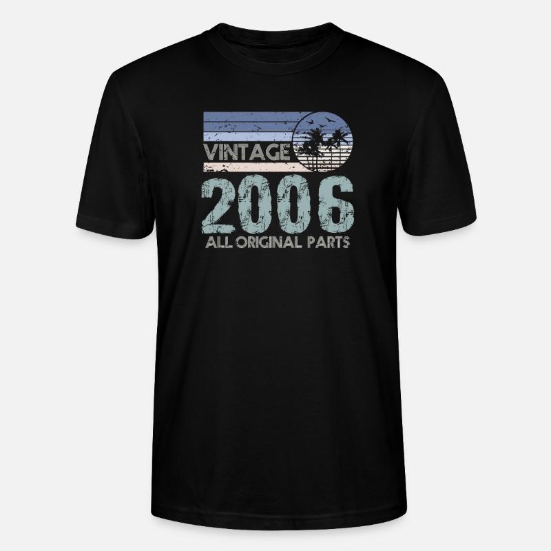 Edition Limitée Millésime 2006 - T-shirt bio CRAFTER Stanley Stella Unisexe - noir