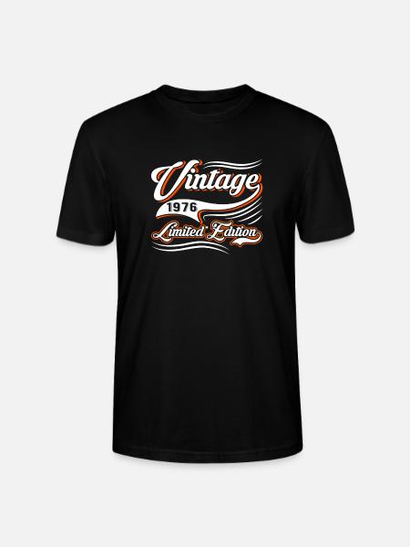 Edition Limitée 1976 Millésime - T-shirt bio CRAFTER Stanley Stella Unisexe - noir