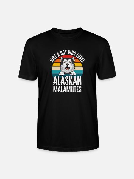Chien Malamute d’Alaska - T-shirt bio CRAFTER Stanley Stella Unisexe - noir