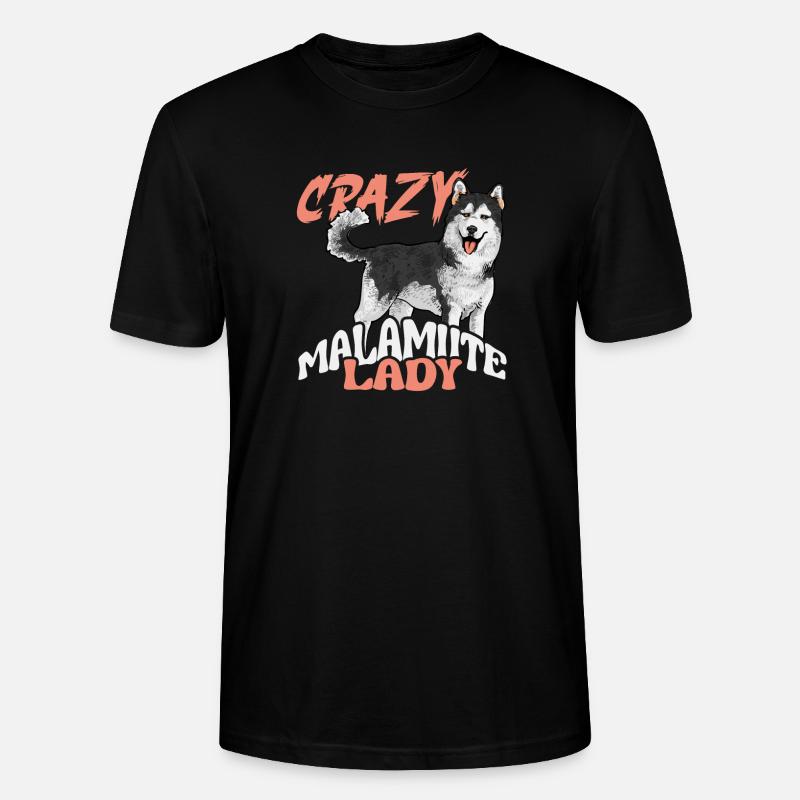 Alaskan Malamute Hund - Stanley/Stella Unisex Bio-T-Shirt CRAFTER - Schwarz