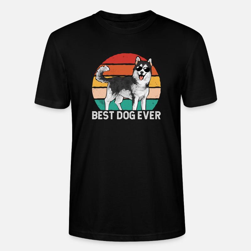 Alaskan Malamute Hund - Stanley/Stella Unisex Bio-T-Shirt CRAFTER - Schwarz