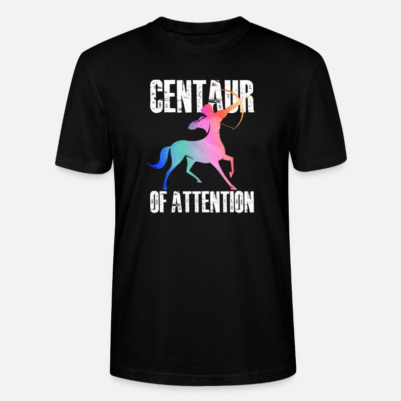 Centaure de l’attention | Mythologie grecque - T-shirt bio CRAFTER Stanley Stella Unisexe - noir