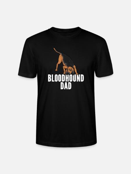 Bloodhound Hund Bluthund - Stanley/Stella Unisex Bio-T-Shirt CRAFTER - Schwarz