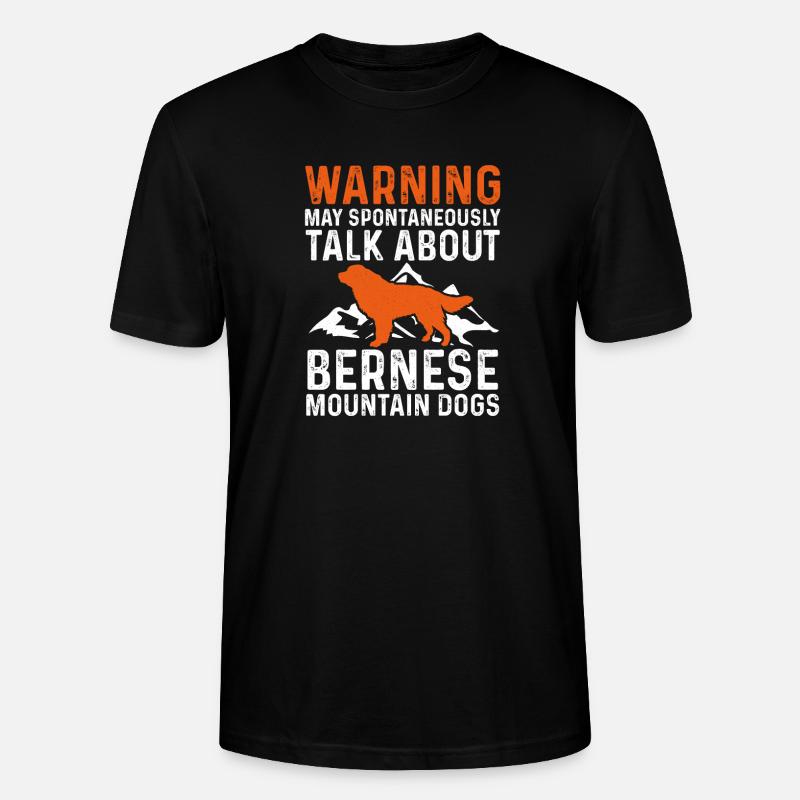 Bouvier bernois - T-shirt bio CRAFTER Stanley Stella Unisexe - noir