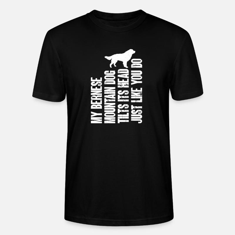 Bouvier bernois - T-shirt bio CRAFTER Stanley Stella Unisexe - noir