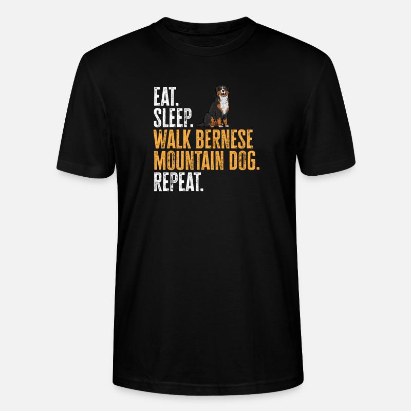 Berner Sennenhund - Stanley/Stella Unisex Bio-T-Shirt CRAFTER - Schwarz