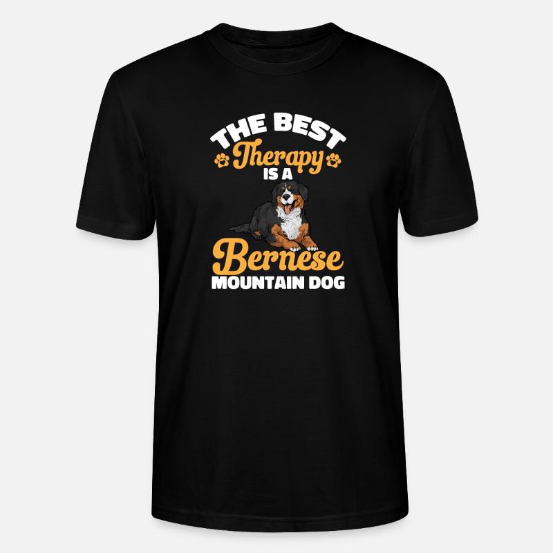Berner Sennenhund - Stanley/Stella Unisex Bio-T-Shirt CRAFTER - Schwarz