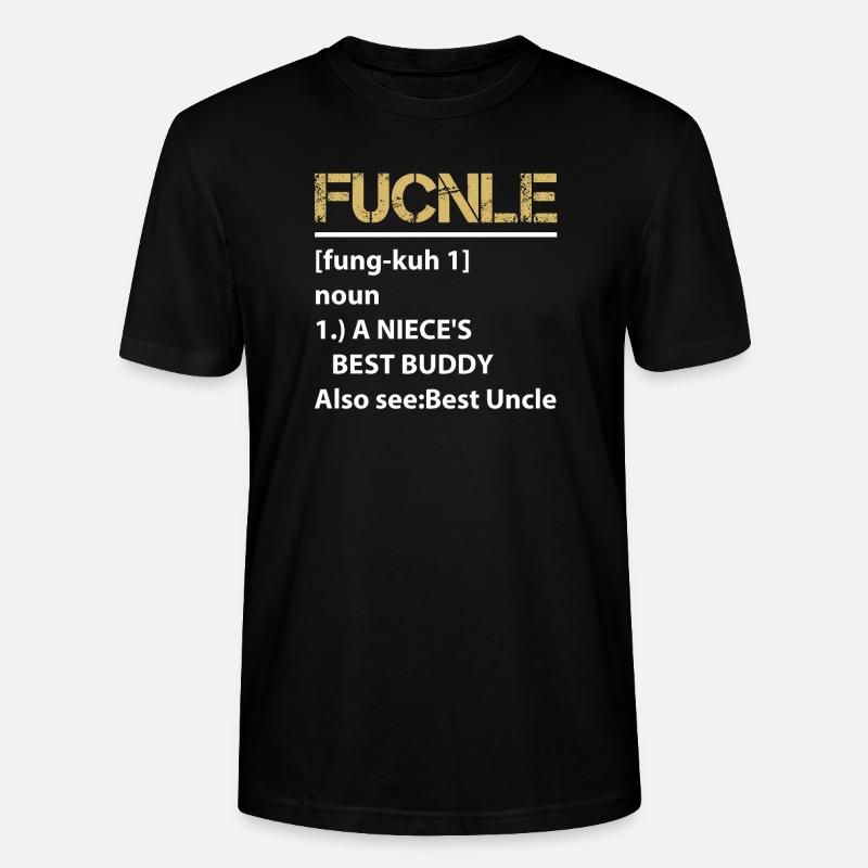 Funcle Definition - Stanley/Stella Unisex Bio-T-Shirt CRAFTER - Schwarz