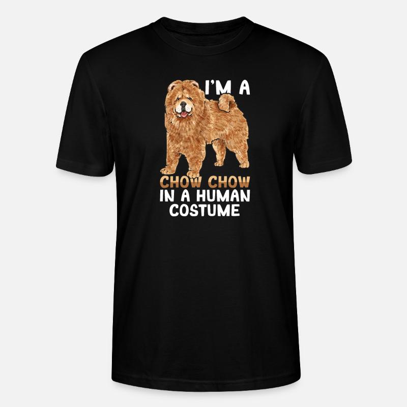Chow Chow Chien - T-shirt bio CRAFTER Stanley Stella Unisexe - noir