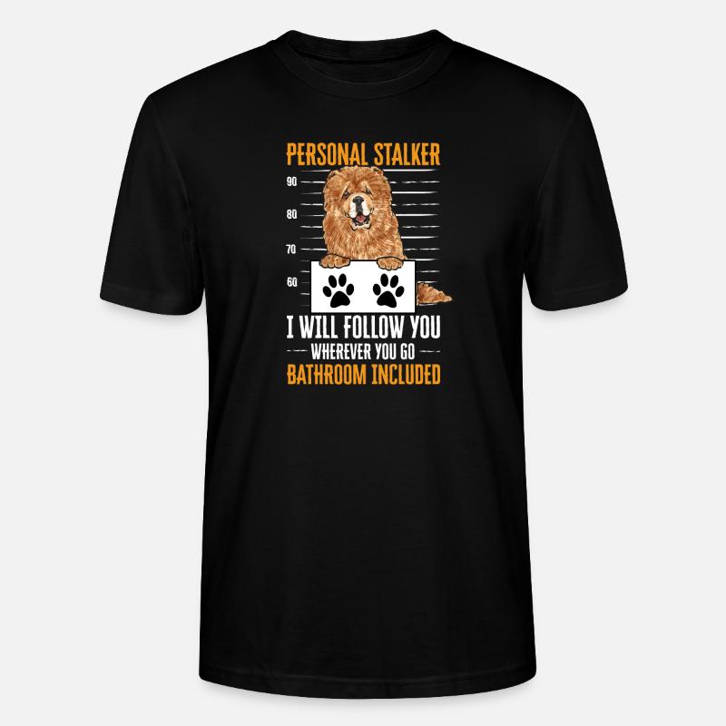 Chow Chow Chien - T-shirt bio CRAFTER Stanley Stella Unisexe - noir