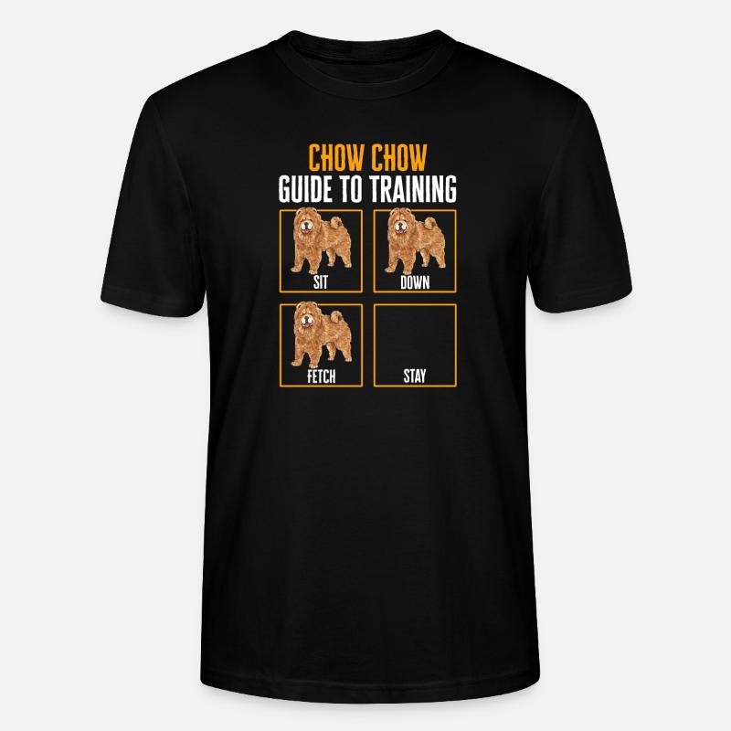 Chow Chow Hund - Stanley/Stella Unisex Bio-T-Shirt CRAFTER - Schwarz
