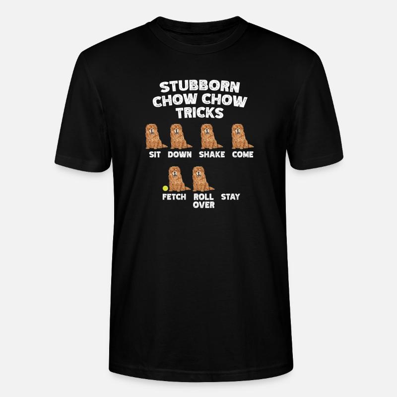 Chow Chow Chien - T-shirt bio CRAFTER Stanley Stella Unisexe - noir